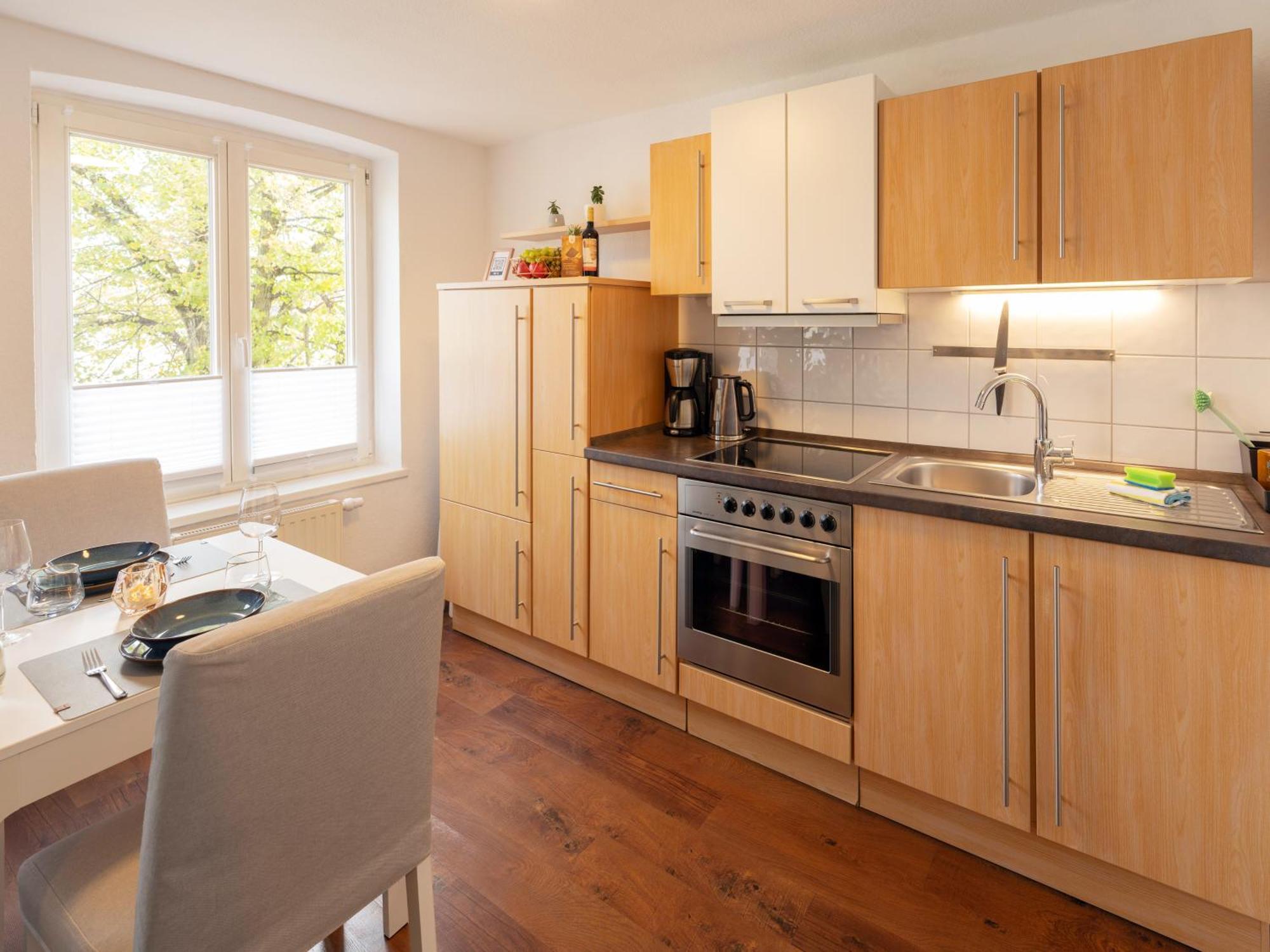 Schlosskoenig - Modernes & Zentrales Apartment Mit Balkon Und Arbeitsplatz 슈베린 외부 사진