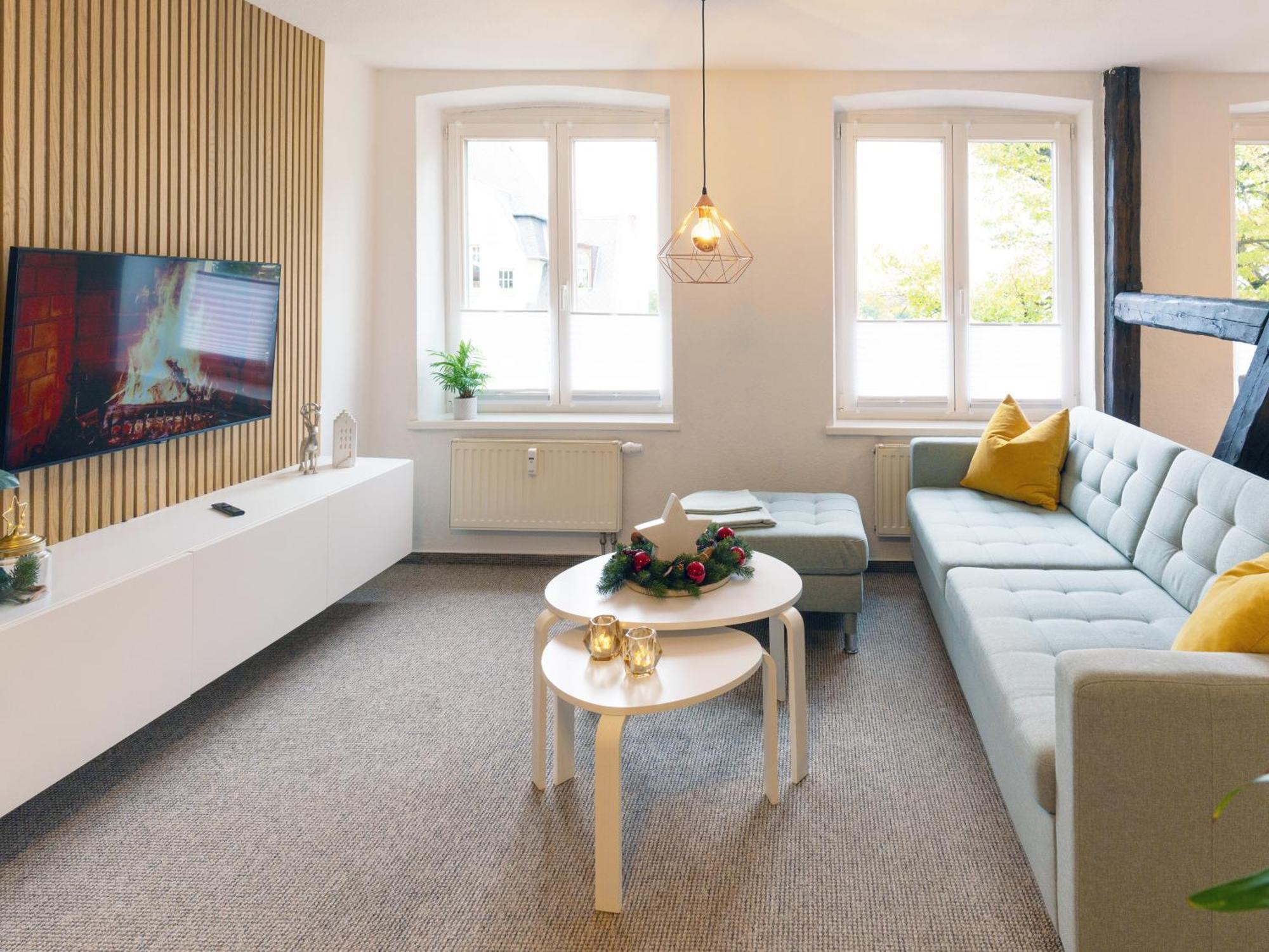 Schlosskoenig - Modernes & Zentrales Apartment Mit Balkon Und Arbeitsplatz 슈베린 외부 사진